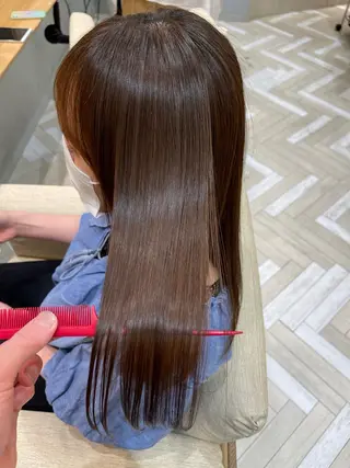 ロング カラー 新宿/髪質改善/ボブ 韓国レイヤー大重聖斗のヘアスタイル