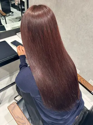 カラー トレンド甘めガーリー Mizuki☁️🫧のヘアスタイル