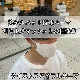 パーマ メンズ メンズパーマ/ メッシュ😎タクミのヘアスタイル
