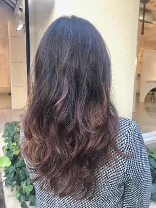 ロング パーマ レイヤーカット/艶髪 🎀笠原 優花🎀のヘアスタイル