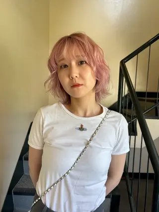 ミディアム カラー ヘアアレンジ ☕️結【suii.】 ボブ/ヘアセット☕️のヘアスタイル