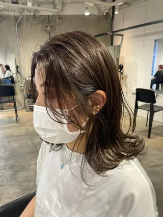 ミディアム カラー 沖縄/ヘアアレンジ /ナカノのヘアスタイル