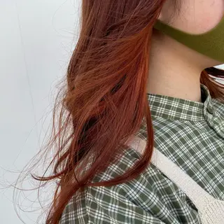 セミロング カラー ブリーチカラー/ 岩破瑞希のヘアスタイル