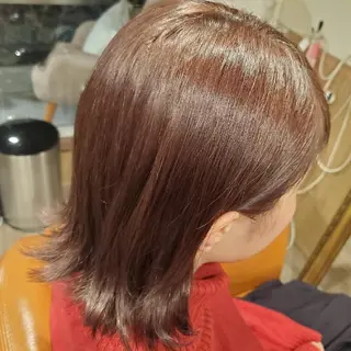 ミディアム カラー spa hair  ark 富井直美のヘアスタイル