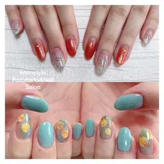 ミディアム ネイル 👑enen style👑のネイルデザイン