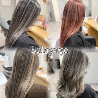 ロング カラー 透明感🫧/ブリーチ /永田　汰伊智のヘアスタイル