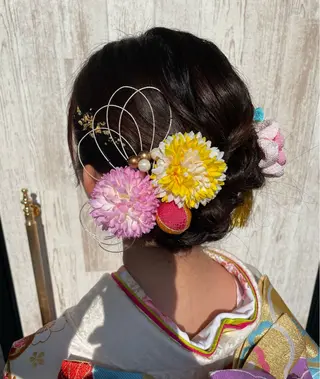 ヘアアレンジ 岡村 真子のヘアスタイル