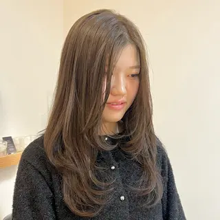 ロング カラー 艶カラー/透明感 /ヒグチアオイのヘアスタイル