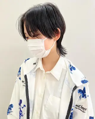 ショート カラー パーマ ヘアアレンジ メンズ 【池袋/スパイキー ショート】ⓝⓘⓜⓤのヘアスタイル