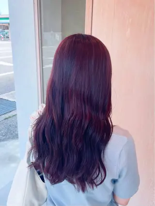 ロング HUE所属・西能 心音のヘアスタイル