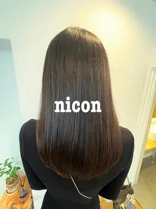 セミロング 髪質改善 ヘッドスパのヘアスタイル