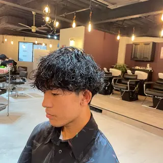 パーマ メンズ 石川 歳也のヘアスタイル