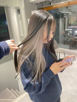 カラー 渡辺春衣 ♡デザインカラーのヘアスタイル