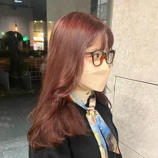 ロング カラー あ あのヘアスタイル