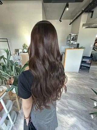 ロング カラー Plume.所属・おおひら ののはのヘアスタイル