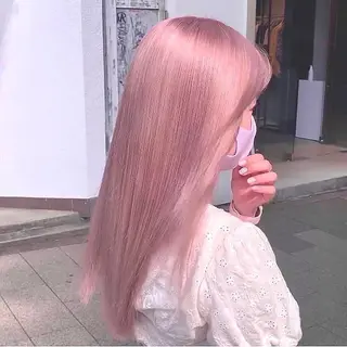 ロング カラー ヘアアレンジ メンズ ハイトーン特化 ♡shoka♡のヘアスタイル