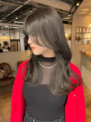 ロング カラー レイヤー/大人メンズ パーマ🌀 平島拓也のヘアスタイル