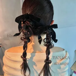 ヘアアレンジ charm《銀座》 ヘアセット/縮毛矯正のヘアスタイル