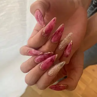 ネイル 【やり放題専門店】 スカルプ＆長さ出しのネイルデザイン