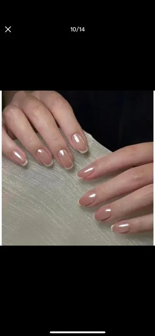 ネイル RAFFINE 月🦋🩵のネイルデザイン