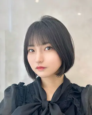 ショート 韓国顔まわり/前髪 /レイヤー/いつきのヘアスタイル