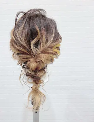 セミロング ヘアアレンジ GRANLUSSO 〜グランルッソ駅前店所属・木口 嘉美のヘアスタイル