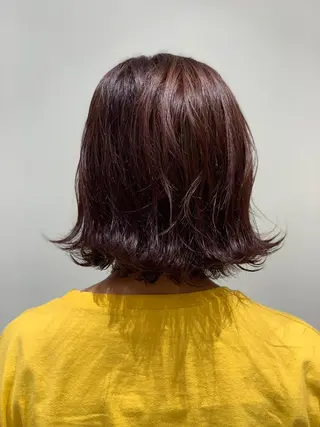 ミディアム 縮毛矯正/髪質改善 /韓国風　山川春輝のヘアスタイル