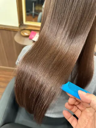 セミロング 名古屋栄の髪質改善 トリートメント/清田のヘアスタイル