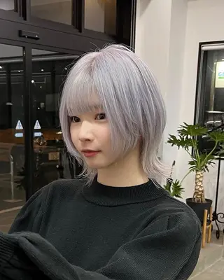 ショート カラー Nought etre 西金沢のヘアスタイル