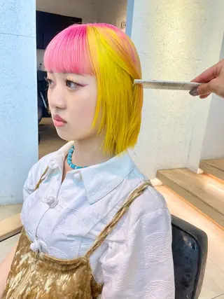 ショート カラー ハイトーンカラー 🌙Mina🌙のヘアスタイル