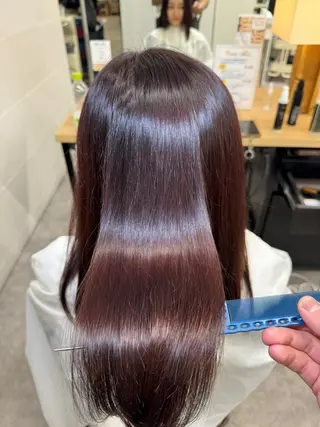 カラー レイヤーカット/ 艶カラー/山内一暉のヘアスタイル