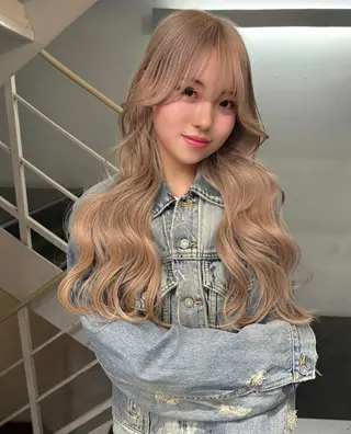ロング 韓国/レイヤー/ 透明感🩶ひかる🩶のヘアスタイル