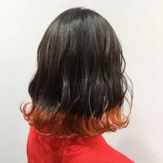 ミディアム カラー 艶髪サラサラカラー 🌈前原健吾のヘアスタイル