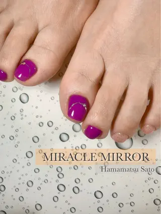 ネイル ミラクルミラー 町野のネイルデザイン