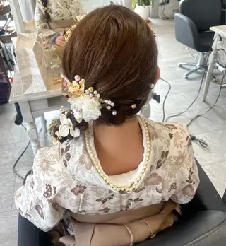 ロング ヘアアレンジ Reve  resort所属・美髪× ヘアセット✨Araiのヘアスタイル