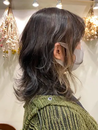 ミディアム カラー 21salon所属・non .のヘアスタイル