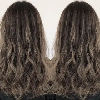 ロング カラー パーマ ヘアアレンジ メンズ キッズ ネイル マツエク・マツパ biscohair 髪にドラマを。のヘアスタイル