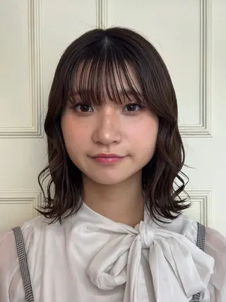 ヘアアレンジ 透明感カラー/ハイト ーン/メイク/umiのヘアスタイル