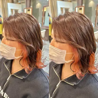 ミディアム カラー おおつか せいやのヘアスタイル