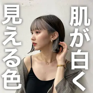 ショート カラー 韓国ヘア/艶カラー /田中悠佑のヘアスタイル