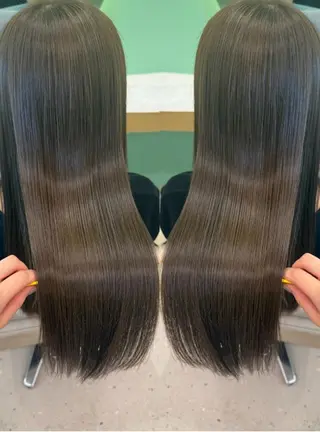 ロング パーマ 髪質改善/透明感カラ ー/Ayana 🍒のヘアスタイル