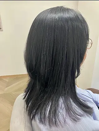 ロング ウルフ・ハイレイヤー 🌟ナカノ・ユウヤのヘアスタイル