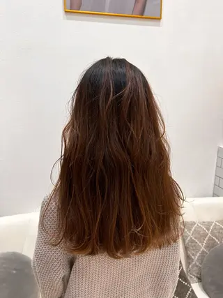 ミディアム カラー パーマ ヘアアレンジ メンズ キッズ ネイル マツエク・マツパ アイブロウ 堀井 凌平のヘアスタイル