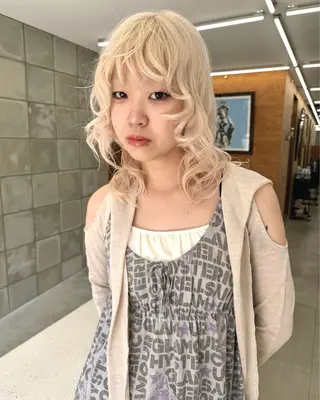 ミディアム カラー デザイン/レイヤー Kaito🐩/栄のヘアスタイル