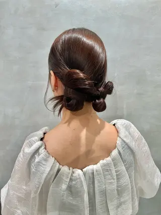 ヘアアレンジ charm《銀座》 ヘアセット/縮毛矯正のヘアスタイル