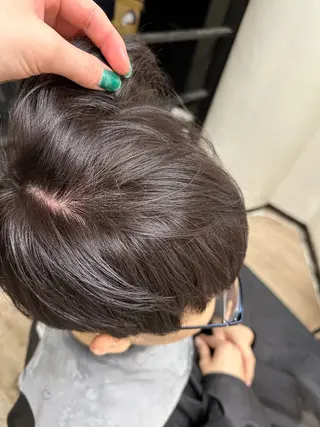 ショート メンズ esu心斎橋所属・esu☀️勇美☀️ 髪質改善ストレートのヘアスタイル