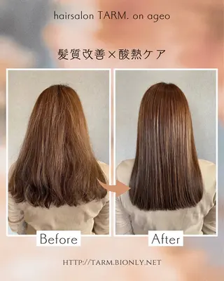 セミロング カラー 石川 卓也のヘアスタイル