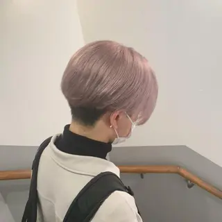 カラー ヘアアレンジ メンズ 🎀暖色カラー🎀 ♡yurika♡のヘアスタイル