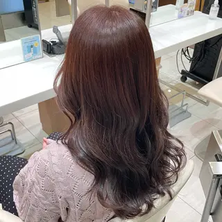 セミロング カラー レナーク・ソワン るうかのヘアスタイル