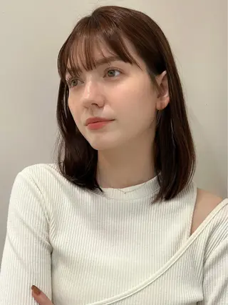 ミディアム カラー ✨髪質改善特化✨ kyousukeのヘアスタイル